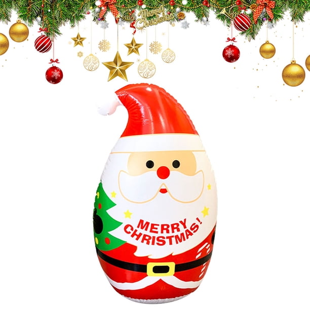 Decorada Con Copos Nieve/pingüino Inflable Navideña LED Control Remoto Al para Navidad (D)
