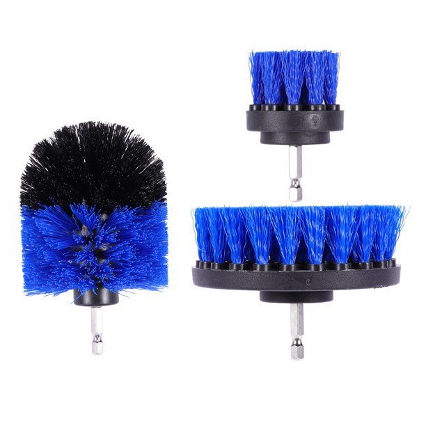 3pcs Durable Nylon Drill Cleaning Brush Attachments Multifunction Power