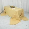 thumbnail image 4 of BalsaCircle 90" x 156" Premium Polyester Rectangular Tablecloth Table Linens Champagne, 4 of 5