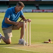 Amber Sporting Goods Cricket Stump Wooden Mallet Wooden Mallet/Hammer for Knocking and Bat Preparation