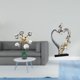 thumbnail image 2 of Figura decorativa moderna de una pareja besándose, ideal para escritorio, oficina, estantería, sala de estar, dormitorio, bodas, librería, armario o d, 2 of 8