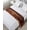 Brown, variant on Bed Runner Scarf Twin Size, Brown Marble Stain Bed Runners & Scarves for Foot of Beds, Ombre Abstract Striped Mottled Aesthetic Decorative Bedding Runner Scarf for Hotel Home Bedroom