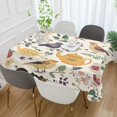 thumbnail image 2 of Yayeee Tablecloths 60" x 60" Rectangle Wrinkle Resistant Party Table Cover, Birds and Teapots, 2 of 8