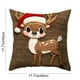 thumbnail image 3 of Seyotauo Christmas Pillow Covers 18x18 Farmhouse Christmas Decorations Snowman Wreath Santa Claus Tree Merry Christmas Holly Jolly Winter Holiday Decor Throw Cushion Case for Home Couch, 3 of 6