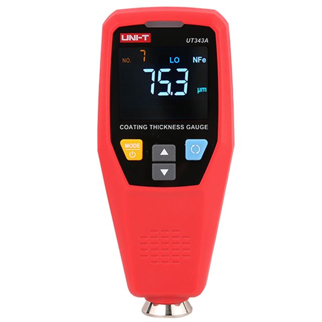 Medidor De Espesor De Recubrimiento Uni-T Ut343A, Medidor De Espesor De Pintura Digital De Doble Propósito, Alta Precisión Con Chip De Memoria De Gran Capacidad 199 Minnieouse TO003700-00