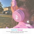 thumbnail image 5 of MEE audio KidJamz Wired Headphones w/ 3.5mm Plug, Safe Listening Kids Headset for School (Pink), 5 of 10
