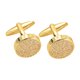 thumbnail image 5 of unbranded 1Pair Golden Cuff Links for Men with Sparkling Crystals for Wedding and Business, 5 of 8