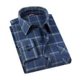 thumbnail image 3 of Onimisc Mens Flannel Shirt Long Sleeve Plaid Flannel Shirt for Men Casual Button Down Shirts Regular Fit, 3 of 6