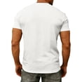 thumbnail image 5 of Men's V Neck T Shirts Short Sleeve Plus Size Tee Loose Casual Top Basic Oversized Shirts with Pocket, 5 of 7