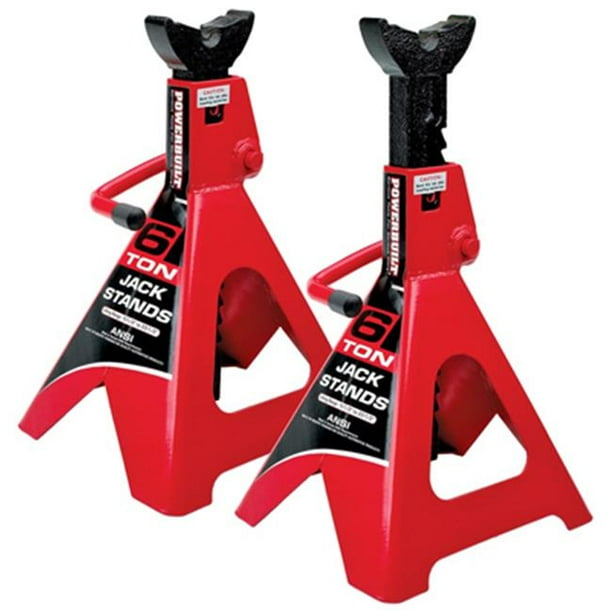 Alltrade 647511 6 Ton, Ratcheting Jack Stands, Pair