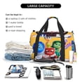 thumbnail image 5 of Lsque inside out 2 Pattern Hand Travel Bag, Weekender Carry On for Women Men, Sports Gym Bag, Workout Duffel Bag, Overnight Shoulder Bag fit 15.6 Inch Laptop, 5 of 6