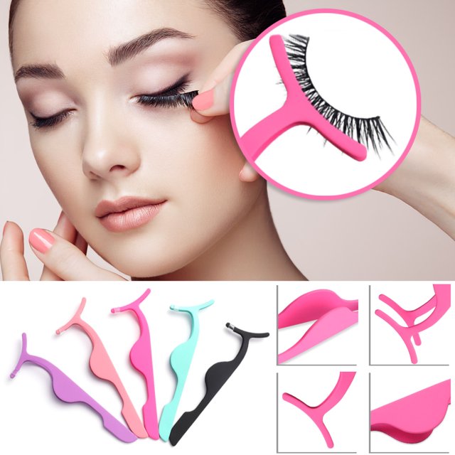 mtvxesu Lash Tweezers, False Eyelash Applicator Tool Eyelash Extension Tweezers Makeup Remover Clip Tweezers Tweezers Cooking Tweezers Precision Tweezer Discount