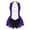 Purple, variant on Ocealan Girls Ringmaster Circus Show Dancewear Sleeveless Leotard Tail Skirts Lion Tamer Uniform Purple 8