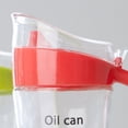 thumbnail image 3 of 620ML Glass Leak-proof Oiler Spice Jar Soy Sauce Bottle Household Kitchen Supplies - Red, 3 of 3