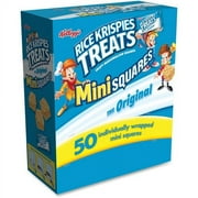Kellogg's® Rice Krispies Treats® Minis - Individually Wrapped - Original - 1 Serving Pack - 50 / Box | Bundle of 5 Boxes