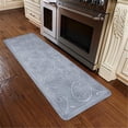thumbnail image 1 of WellnessMats EB62WMRWGRY Estates Bella Kitchen Mat - Beach Glass, 6 L x 2 W ft., 1 of 1