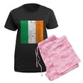 thumbnail image 5 of CafePress - Vintage Irish Flag Women's Dark Pajamas - Women's Short Sleeve Print T-Shirt and Pants Dark Cotton Pajama Set, 5 of 7