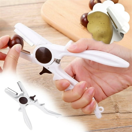 

Gogusuu Clearance Of Kitchen Supplies Kitchen Gadgets Kitchen Utensils Chestnut Sheller Chestnut Peeler Chestnut Sheller Clip Chestnut Mouth Opener Peeling Machine Chestnut Shears And Chestnuts