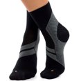 thumbnail image 1 of ZaTech Plantar Fasciitis Sock, Compression Socks (Black/Gray, Medium), 1 of 5