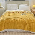 thumbnail image 7 of Mouliraty Soft Fleece Blanket Warm And Soft Layer Double-sided All-season Solid Color Blanket, 7 of 7