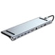 thumbnail image 2 of 2003 11 in 1 Type-C Docking Station Portable USB Hub Adapter Multi-port USB-C Converter Supports 4K / 30Hz, PD 100W Fast Charging, 2 of 5