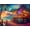 Island Escape, variant on Prime Time Puzzles 1000 Piece Jigsaw Puzzle for Adults - Beach Bar at Sunset - Challenging Puzzle Perfect for Game Nights - 1000 Piece Puzzle for Adults. 20x27 inches(Island Escape)