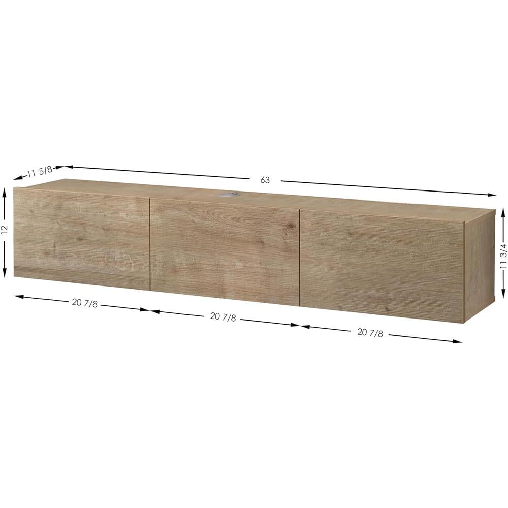 Atelier Mobili Floating TV Stand, TV Stand up to 75 inch TV