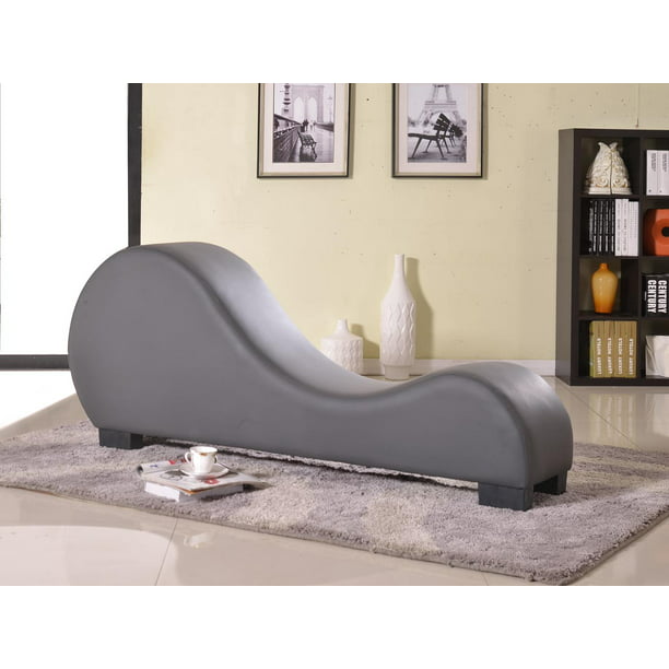 Faux Leather Yoga Stretch Relaxation Chaise - Walmart.com