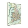 thumbnail image 4 of R.H. Laurie 'Map of England & Wales 1852' Canvas Art, 4 of 4