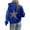 E-Dark Blue, variant on Basic Oversized Hoodie for Women Star Graphic & Leopard Print Long Sleeve Loose Fit Hooded Sweatshirt Streetwear Pullover Tops with Front Pocket