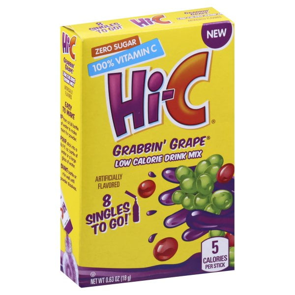 HiC Sugar Free Drink Mix 8 CT, Pack 1