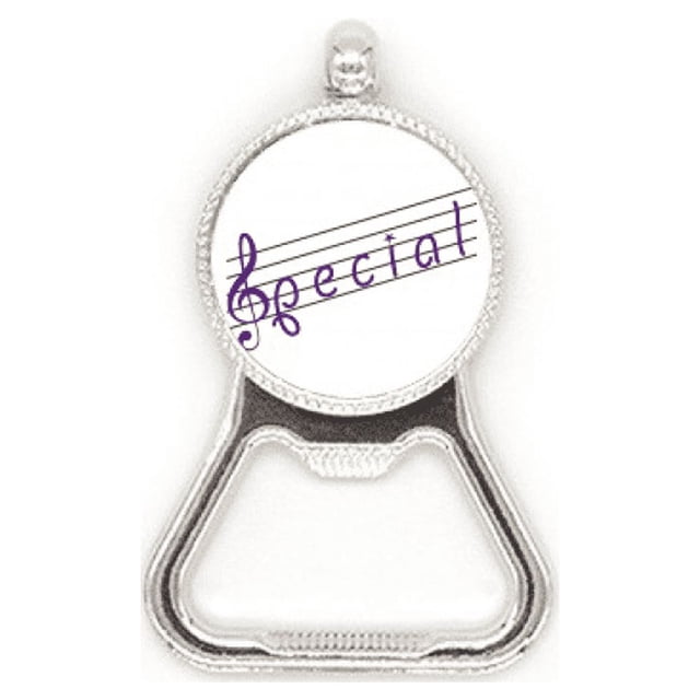 Ouvre-bouteille de Bière en Métal avec Symbole Musical Spectre Personnel Spécial en Acier Inoxydable