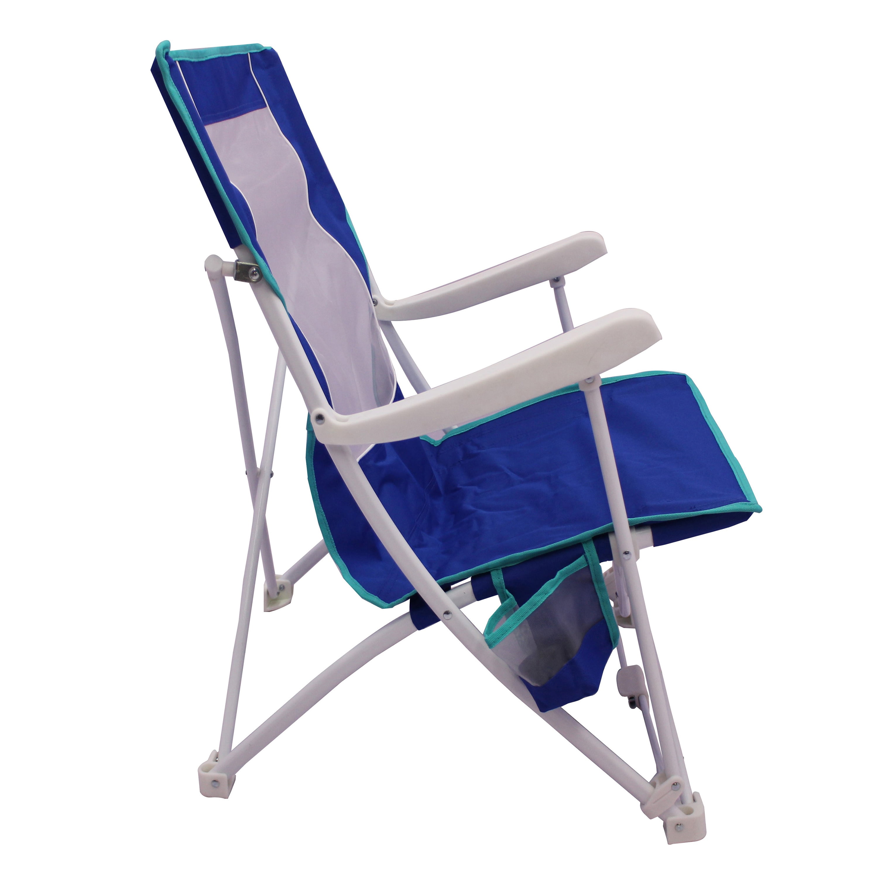 mainstays folding hard arm beach bag chair