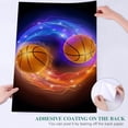 thumbnail image 3 of Poster Prints Wall Paper Art Decor Vintage Sports Basketball Fire Flames 12x18 inch Photo Picture Poster for Home Bedroom Living Room Kitchen, 3 of 7