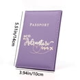 thumbnail image 2 of Multifunction Fashion Credit Card Protector Cover Travel Waterproof PU Leather Passport Cover Document Credit Card Case ID Card Pouch Passport Holder Case BEIGE, 2 of 8