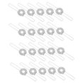 thumbnail image 3 of BRIGHTFUFU 20Pcs Durable Iron Lampshade Spring Clips Silver Fixing Buckles for Pendant Ceiling Table Light, 3 of 8