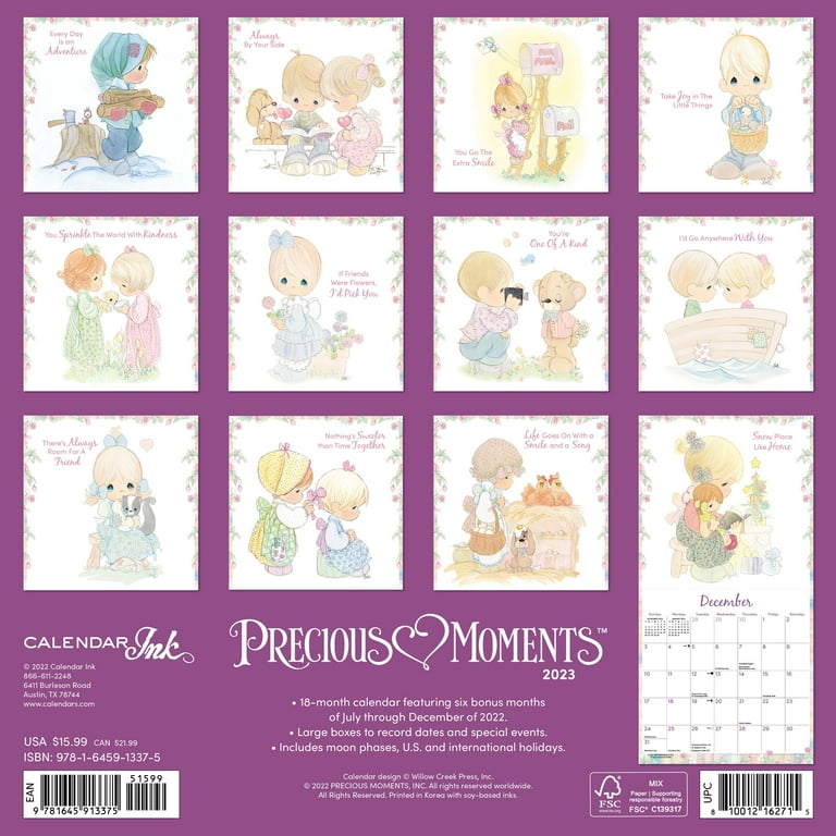 Precious Moment Calendar 2025