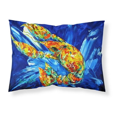 Carolines Treasures MW1228PILLOWCASE Not your Plano Crawfish Fabric Standard Pillowcase Standard multicolor