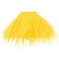 thumbnail image 3 of Kiijoy Girls Layered Tutu Skirt Ballet Dance Performance Party Puffy Tulle Skirt, Sizes One Size, 3 of 4
