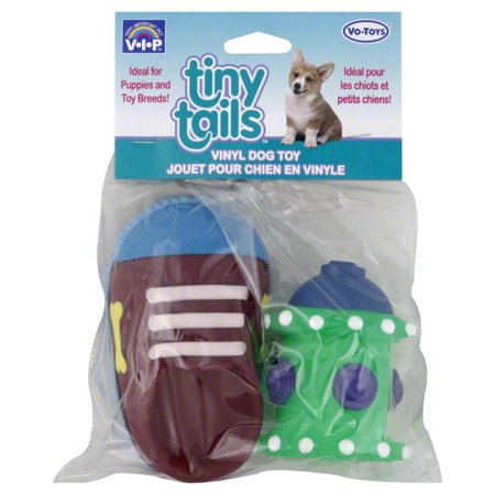 Xpet Vinyl Tiny Tails Toy 2 Pack