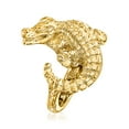 thumbnail image 3 of Ross-Simons Italian 18kt Yellow Gold Alligator Ring, Women's, Adult, 3 of 5