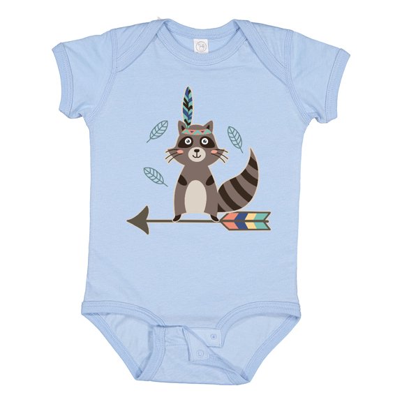 Inktastic Raccoon Woodland Tribal Arrow Boys or Girls Baby Bodysuit