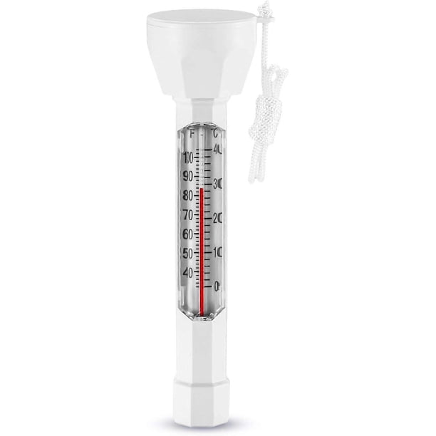 Swimming Pool Floating Thermometer, Pool Thermometer with Rope, Cute Thermometer Used Indoor and Outdoor for Water Temperature for Swimming Pools Spa