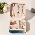 thumbnail image 6 of Polar Bear Travel Portable Jewelry Organizer Box with Earring Holder, Bracelet Holder, and Necklace Organizer for Girls and Women, 6 of 6