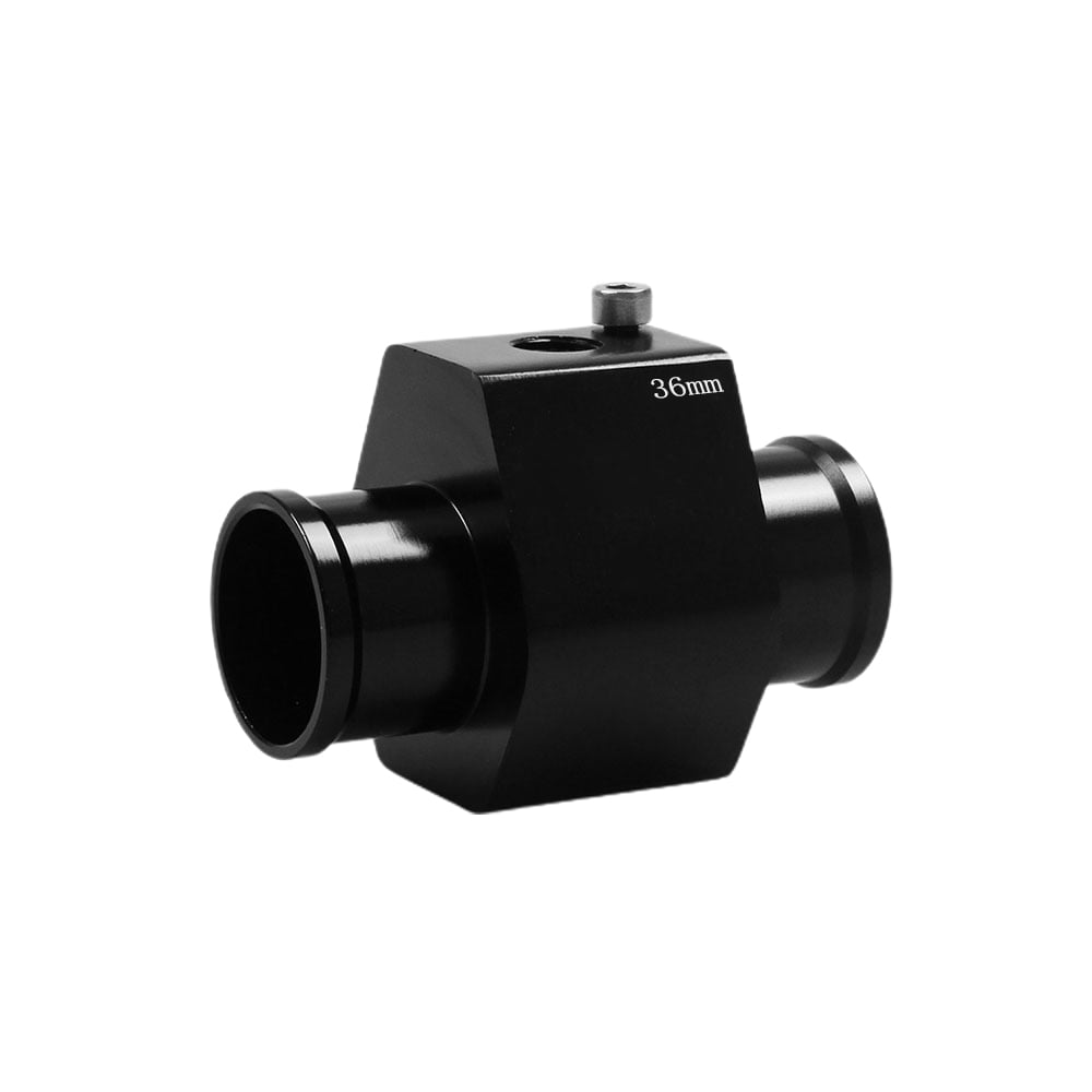 Black Aluminum Water Temp Meter Temperature Gauge Joint Pipe Radiator Sensor Adaptor Attachment Hose Clamps 36mm Black Aluminum Water Temp Meter Temperature Gauge Joint Pipe Radiator Sensor Adaptor Attachment Hose Clamps 36mm
