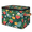 Multicolor 1, variant on ADECORIVY Floral Storage Bin with Lid Fabric Watercolor Abstract Flower Foldable Storage Baskets Boxes for Clothes Shelves Closet Organizer Containers with Leather Handles for Wardrobe