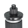 thumbnail image 5 of Uxcell Mic Stand Adapter 1/4 Female to 5/8 Male Aluminum Alloy Mic Screw Adapter for Microphone Tripod Stand Black, 5 of 6