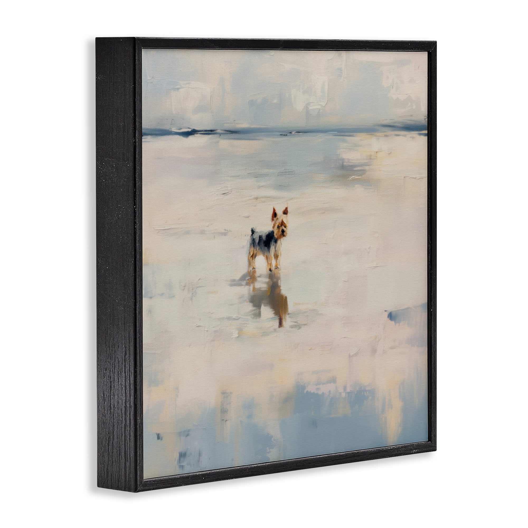 Stupell Industries Quiet Moment By The Sea Black Framed Giclee Art, design by Svetlana Aleynikova