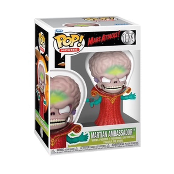 Funko Pop Martian Ambassador Vinyl Figure Mars Attacks