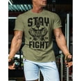 thumbnail image 3 of Gymish Stay In Fight Workout T-Shirt - Funny Gym Shirt, Men's Lifting Tee, Workout T-Shirt for Men, Athletic Gym Wear, Fitness & Weightlifting Shirt, 3 of 6
